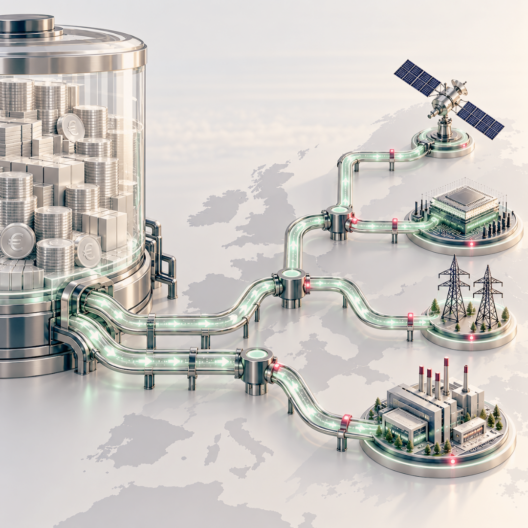 Infrastructure énergétique et financière interconnectée.